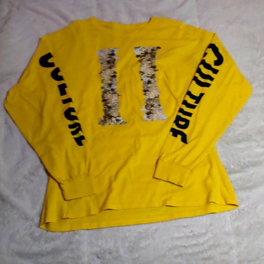 yellow culture long tee